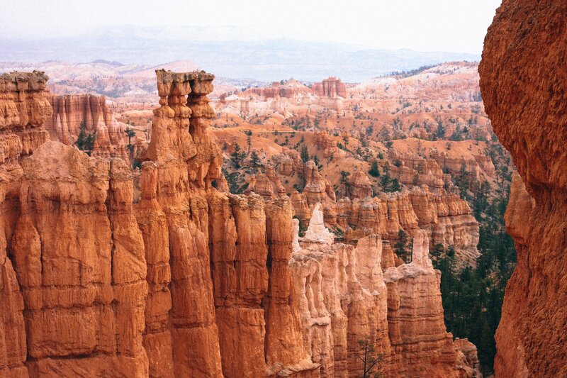 Red Rock Hoodoos — Orange, Dramatic, Photograph