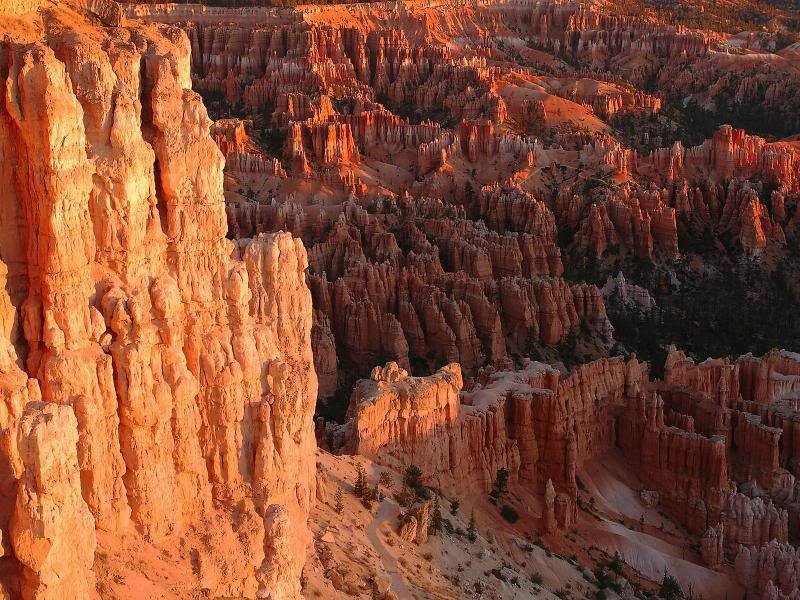 Red Rock Hoodoos — Orange, Dramatic, Sunset, Photograph