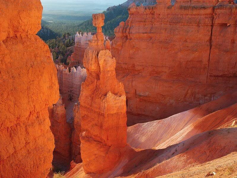 Red Rock Hoodoos — Orange, Dramatic, Sunset