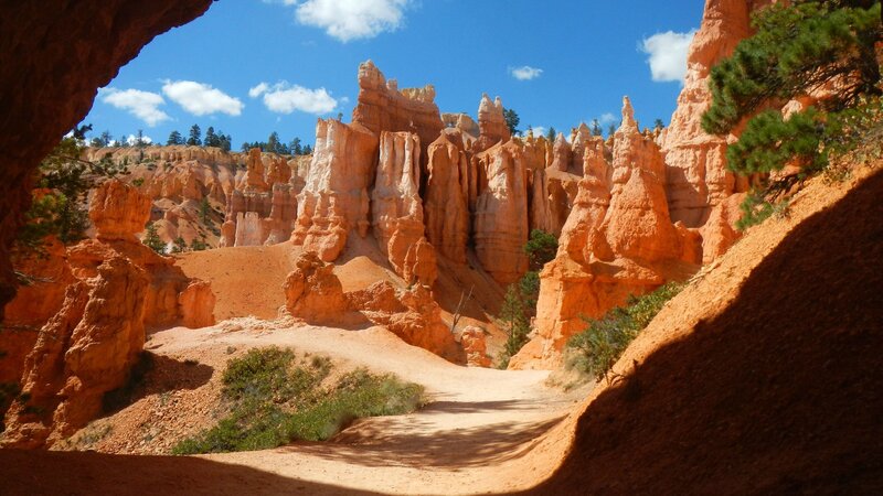 Red Rock Hoodoos — Orange, Serene, Afternoon