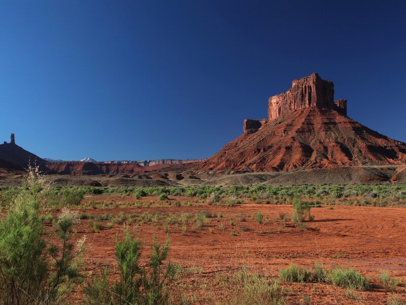 Red Rock Mesa — Blue