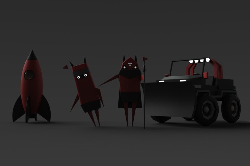 Red Rocket and Creatures
