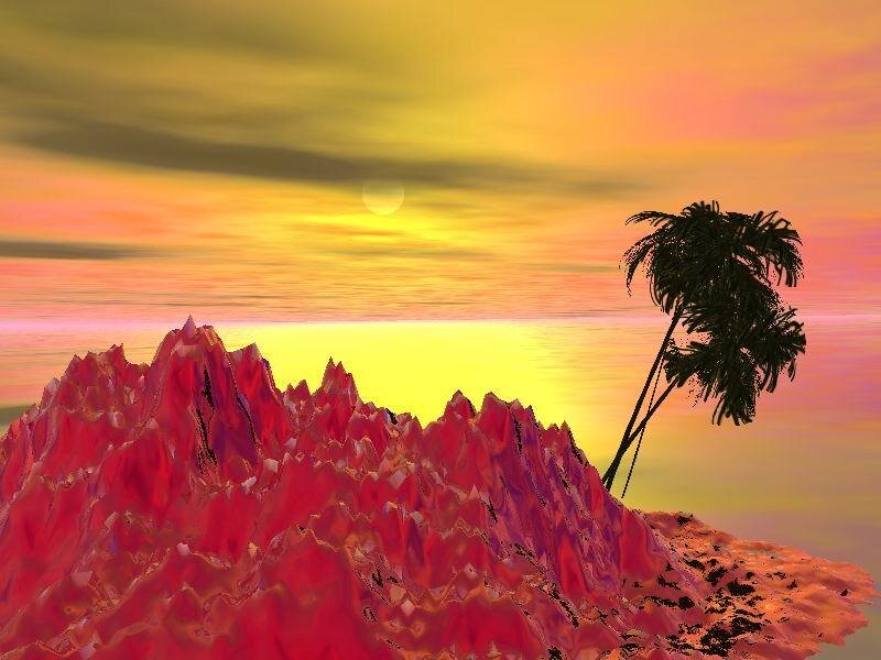 Red Rocky Island