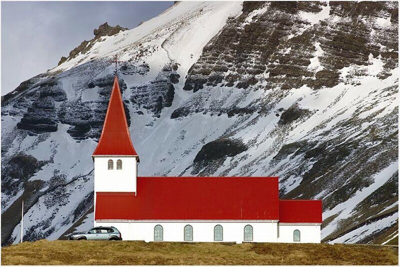 Red-roofed Church