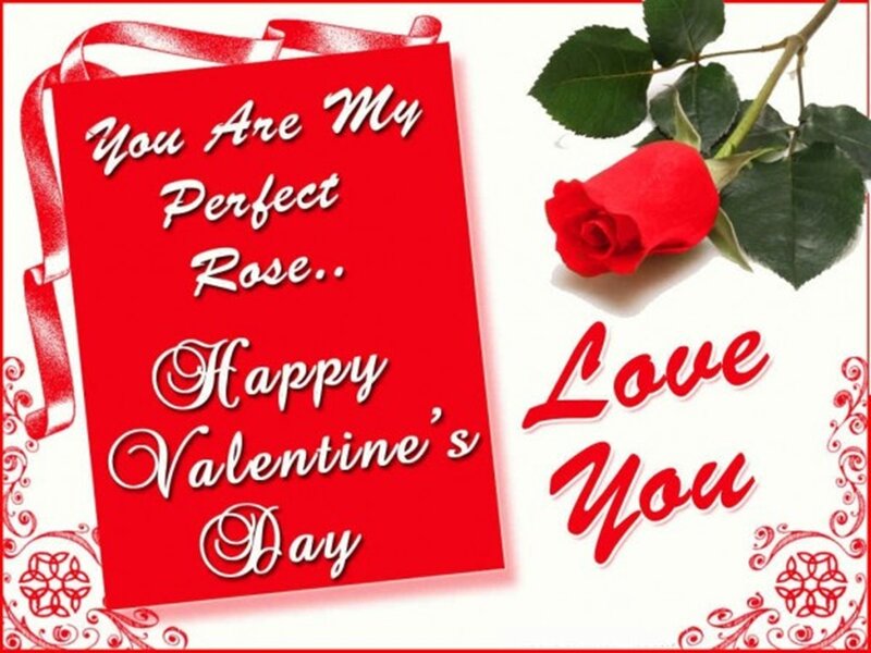 Red Rose and Card