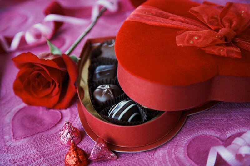 Red Rose and Chocolates — Romantic