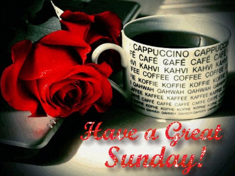Red Rose and Coffee Cup — Calm