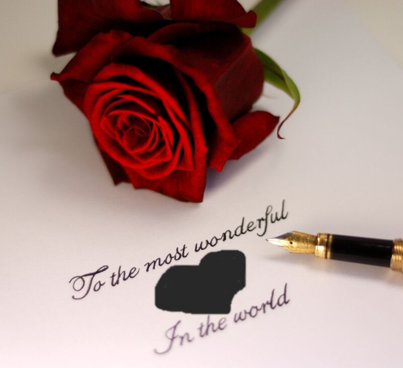 Red Rose and Fountain Pen
