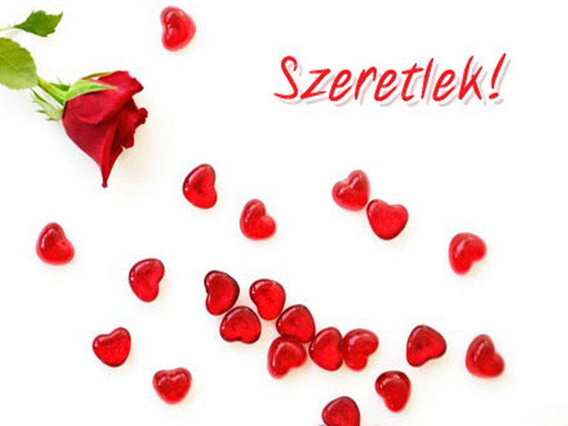 Red Rose and Heart Candies