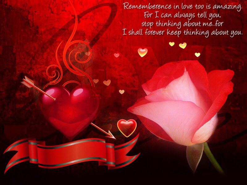 Red Rose and Heart — Romantic, Digital Art, Arrow, Ribbon