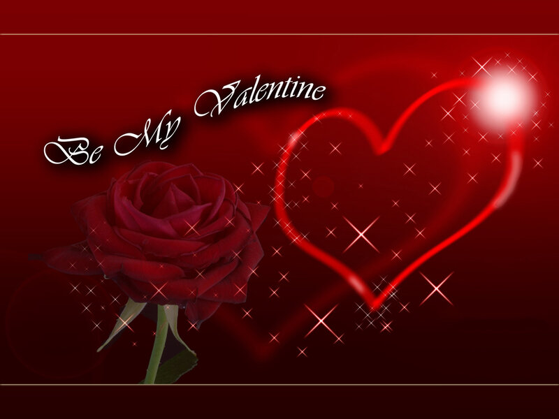 Red Rose and Heart — Romantic, Digital Art