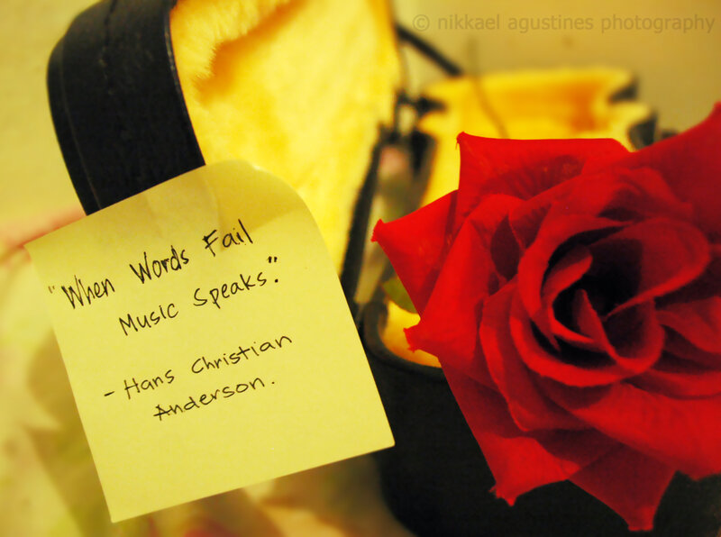 Red Rose and Note