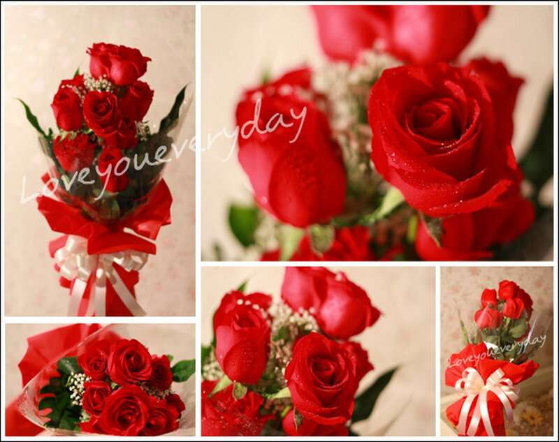 red rose bouquet collection