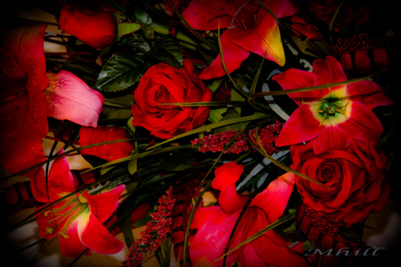 Red Rose Bouquet — Dramatic