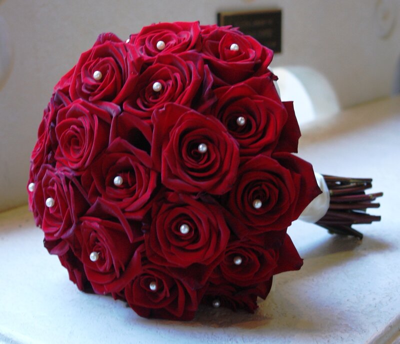 Red Rose Bouquet — Elegant, Photograph