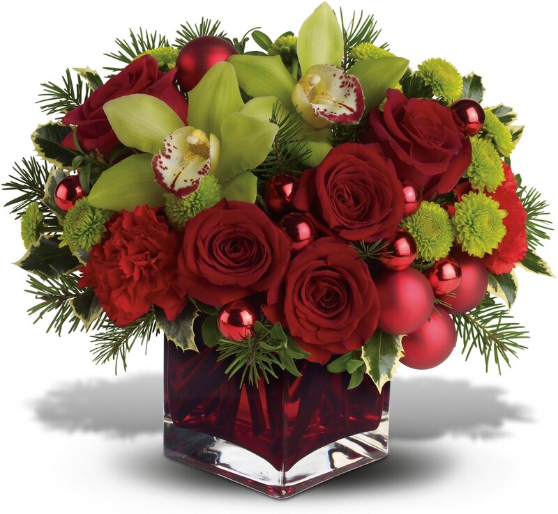 Red Rose Bouquet — Festive