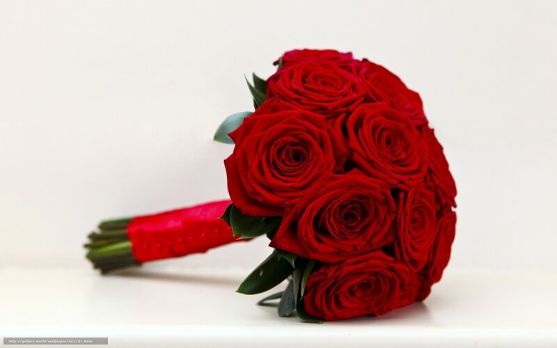 Red rose bouquet