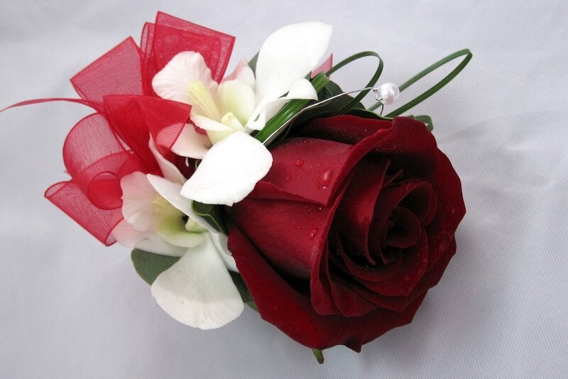 Red Rose Corsage