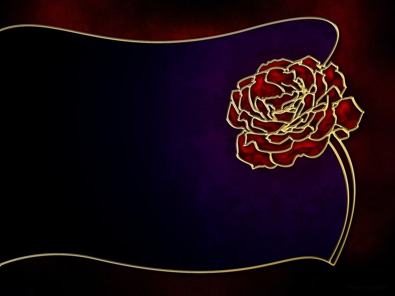 Red Rose Illustration — Dramatic