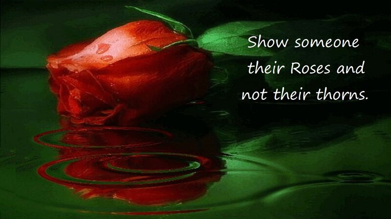 Red Rose in Water — Dramatic, Digital Art, Leaf