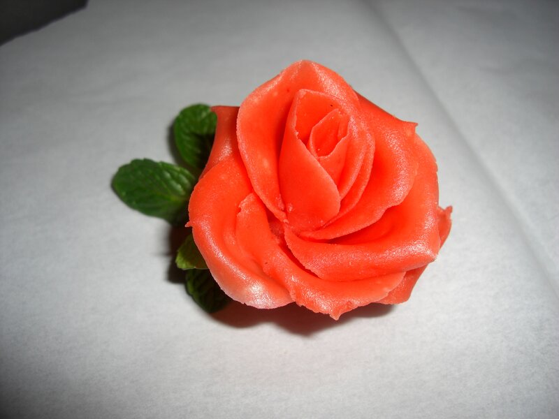 Red Rose Made of Candy