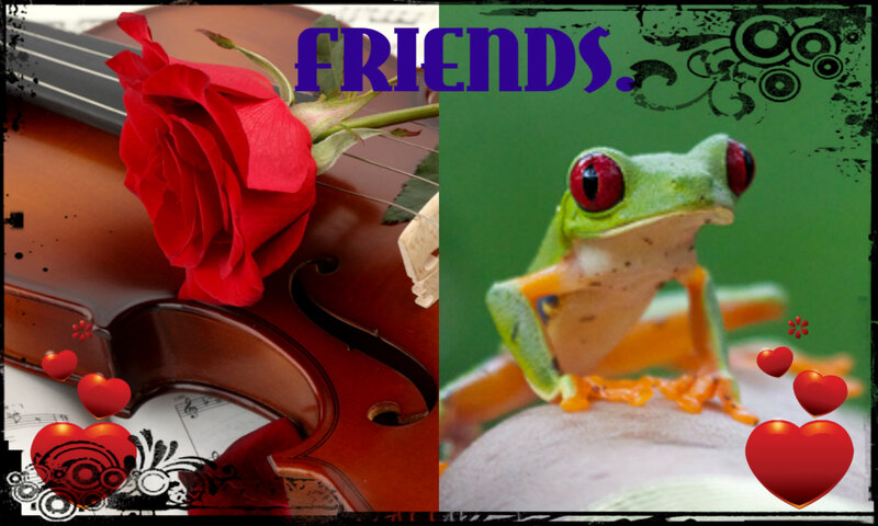 Red Rose on Violin — Romantic