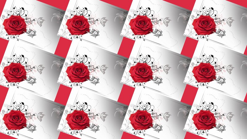 Red Rose Pattern — Elegant