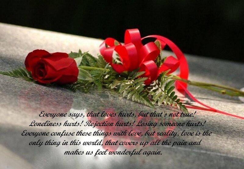 Red Rose with Ribbon — Reflective