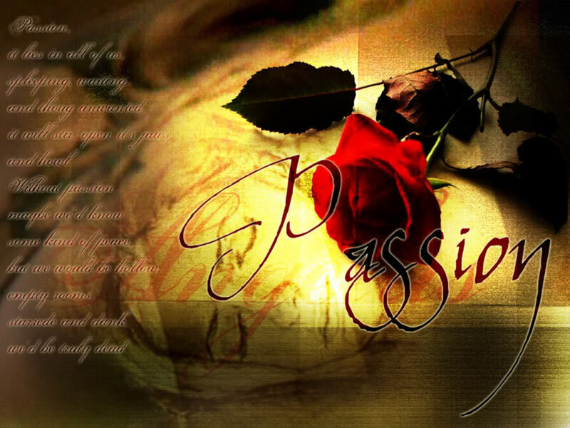 Red Rose with Text — Dramatic