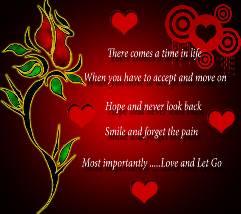 Red Rose with Text