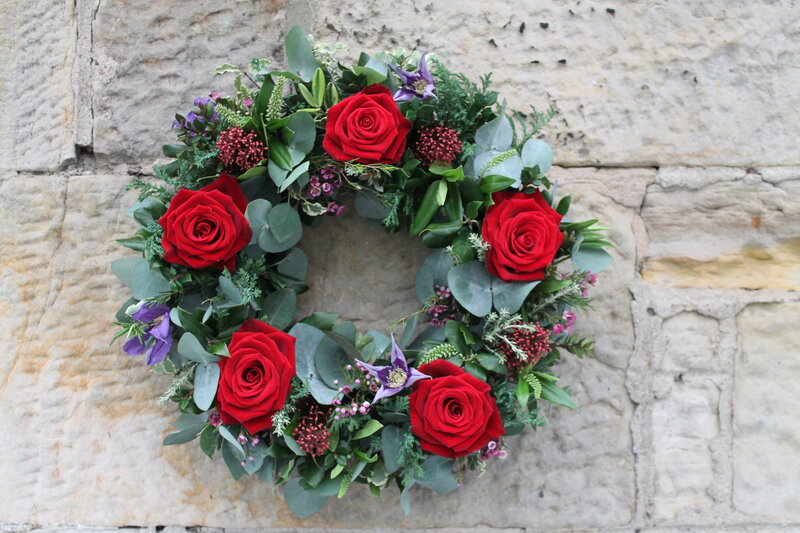 Red Rose Wreath — Calm