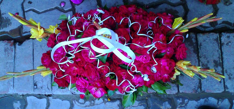Red Rose Wreath