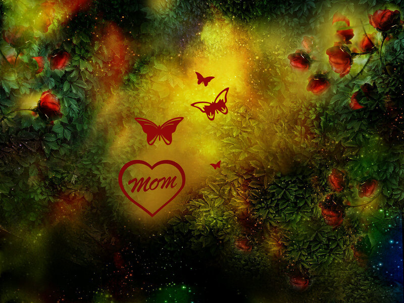 Red Roses and Butterflies — Green, Magical