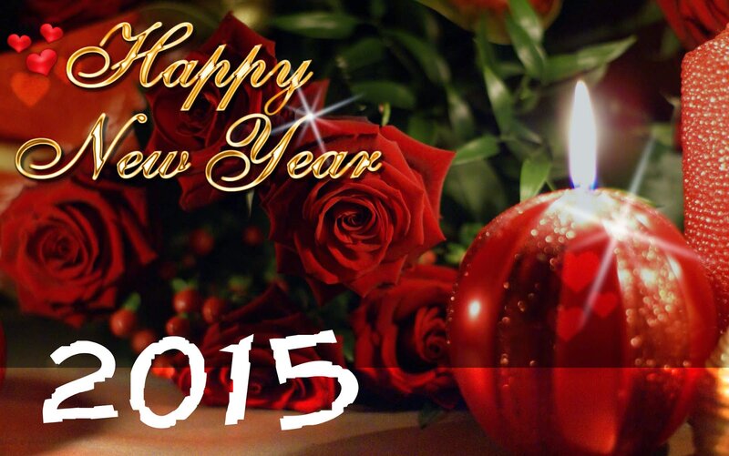 Red Roses and Candle — Celebratory