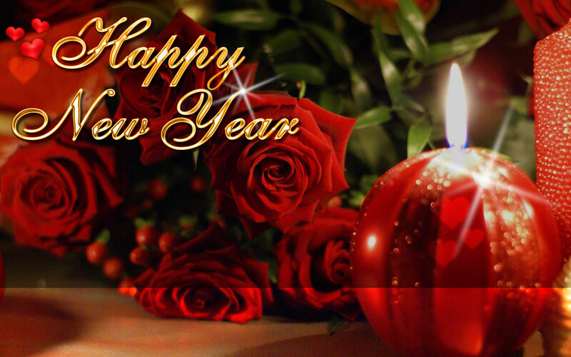 Red Roses and Candle