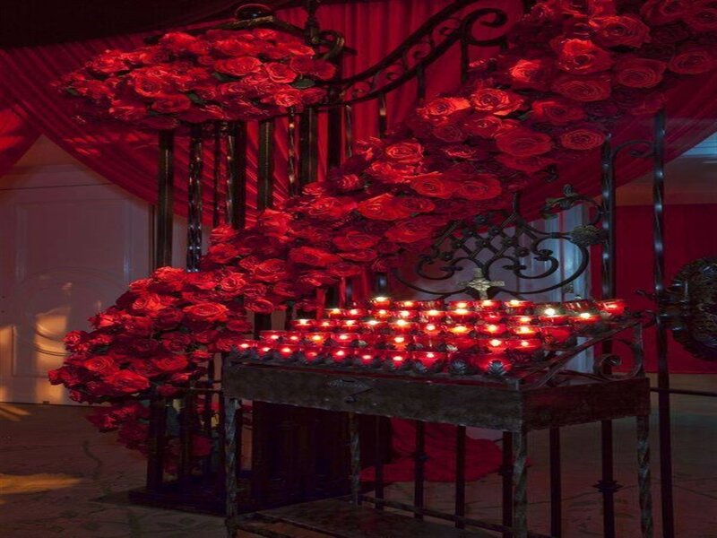 Red Roses and Candles — Dramatic
