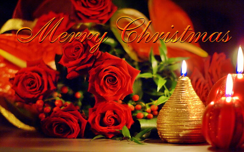 Red Roses and Candles — Festive