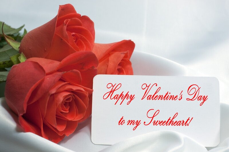 Red Roses and Card — Romantic, Photograph