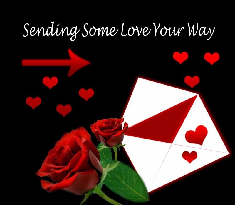 Red Roses and Envelope
