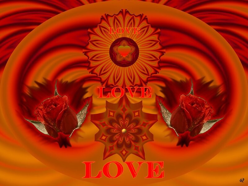 Red Roses and Fractal Patterns