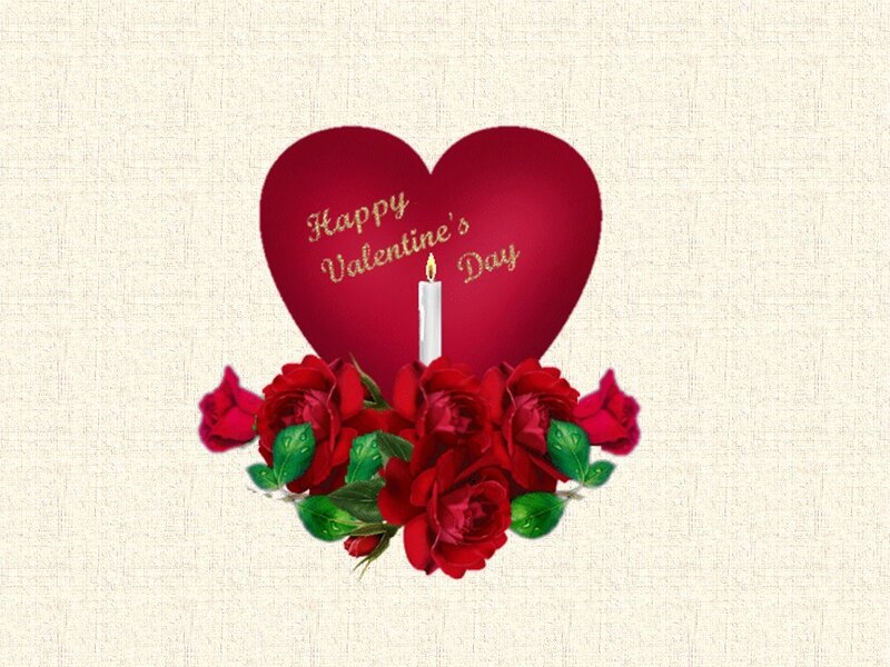 Red Roses and Heart — Romantic
