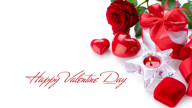 Red Roses and Hearts — Romantic, Photograph, Rose