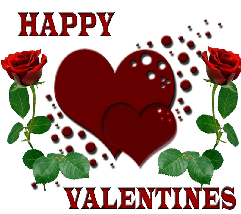 Red Roses and Hearts — Romantic