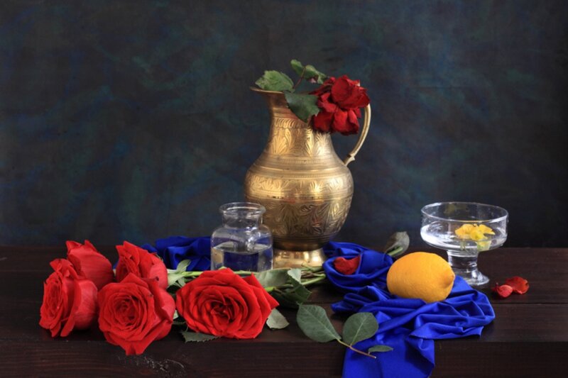 Red Roses and Lemon