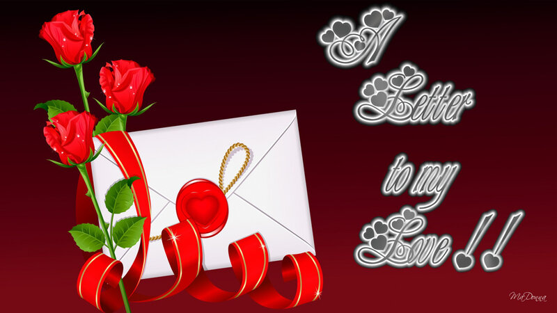 Red Roses and Letter — Romantic