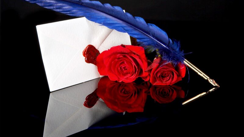 Red Roses and Quill