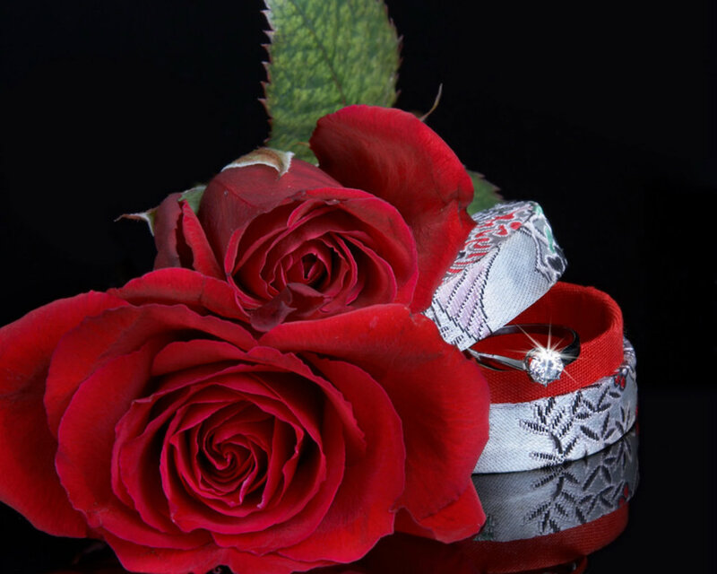 Red Roses and Ring — Dramatic