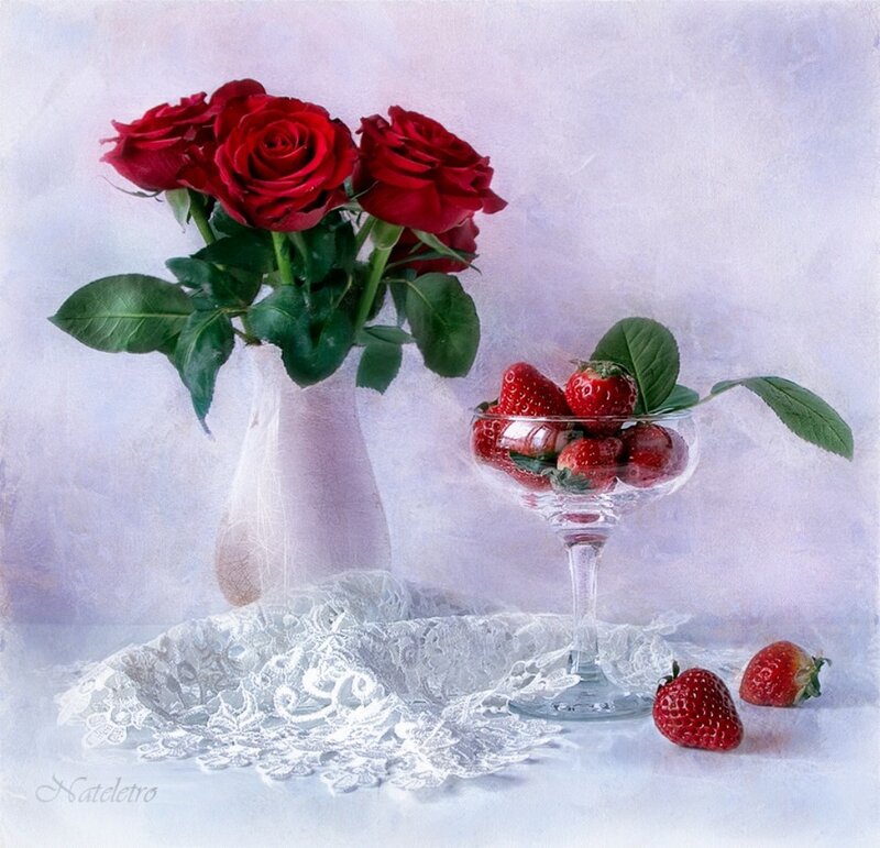 Red Roses and Strawberries — Serene