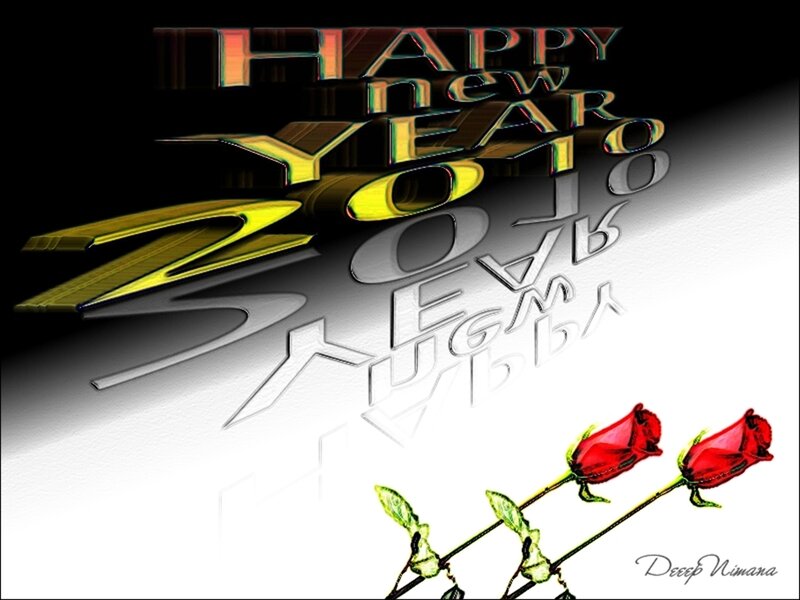 Red Roses and Text — Black, Celebratory, Digital Art
