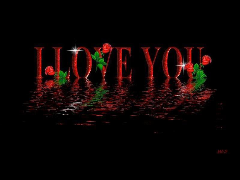 Red Roses and Text — Black